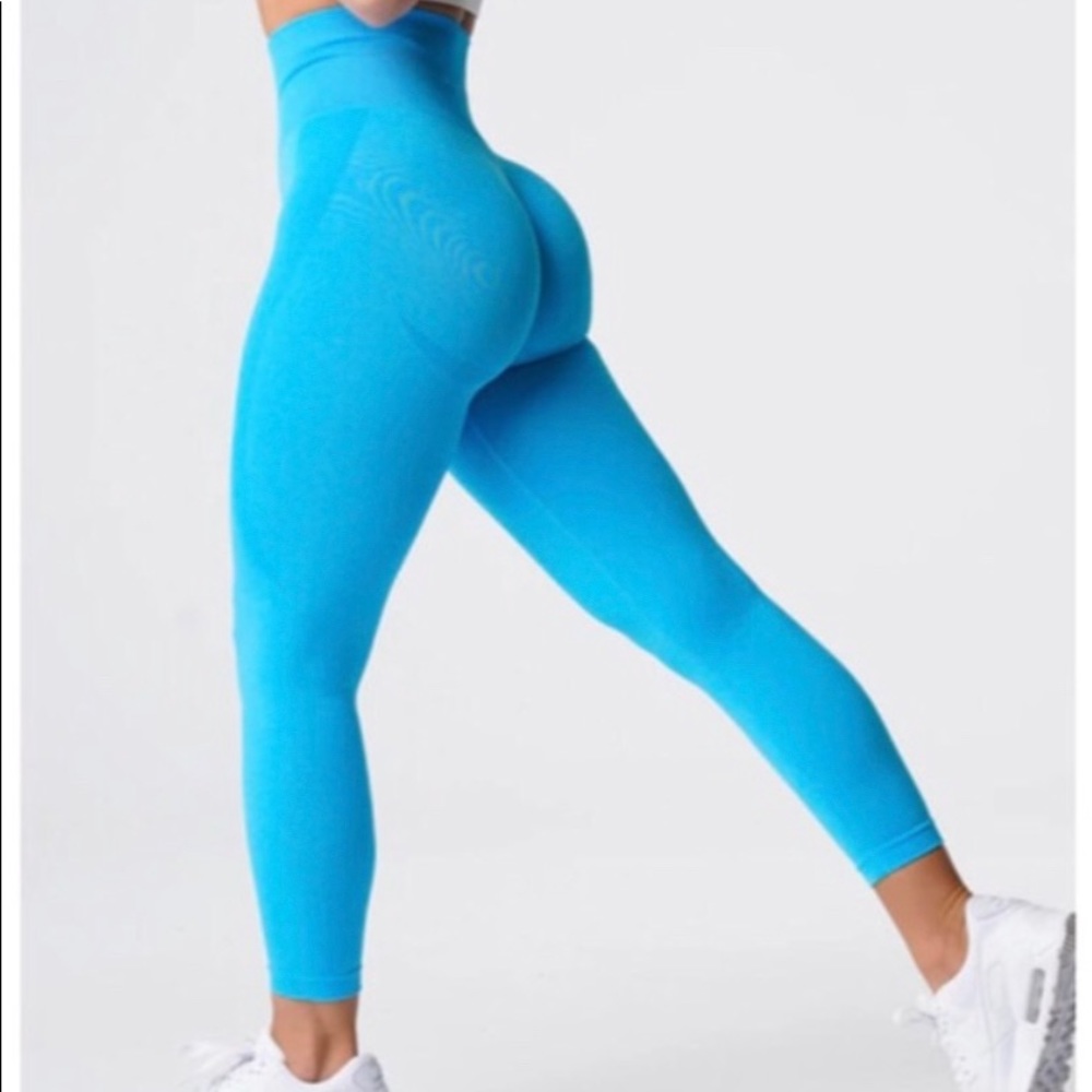 NVGTN CONTOUR CARIBBEAN BLUE LEGGINGS